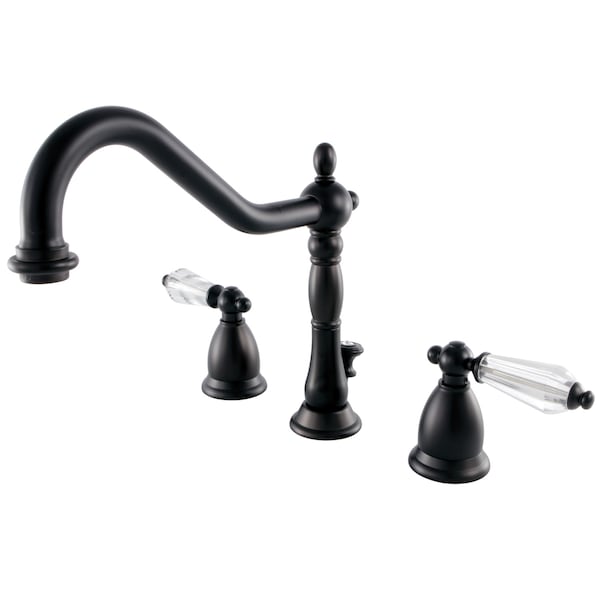 8" Widespread Bathroom Faucet, Oil Rubbed Bronze